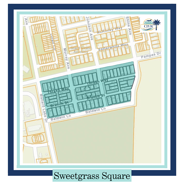 Sweetgrass Square Map